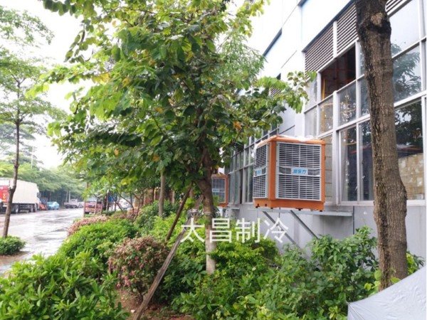深圳某汽車配件廠車間環(huán)?？照{(diào)降溫工程